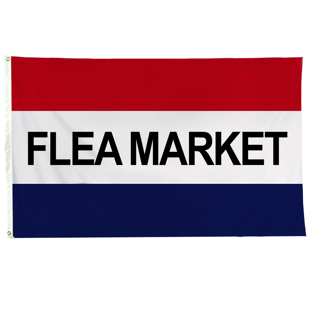 Flea Market 3 X 5 Nylon with Header and Grommet