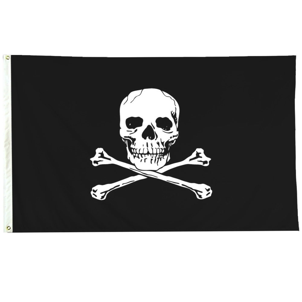 Jolly Roger 6 X 10 Nylon, DS, with Header and Grommet
