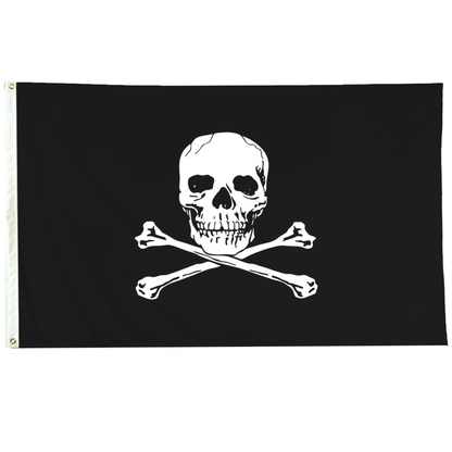 Jolly Roger 6 X 10 Nylon, DS, with Header and Grommet