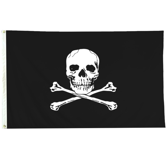 Jolly Roger 6 X 10 Nylon, DS, with Header and Grommet