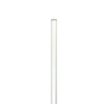 6 ft X 1 in One Piece White Fiberglass Pole