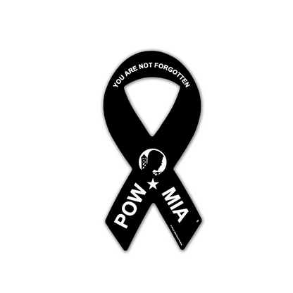 POW/MIA Ribbon Car Magnet