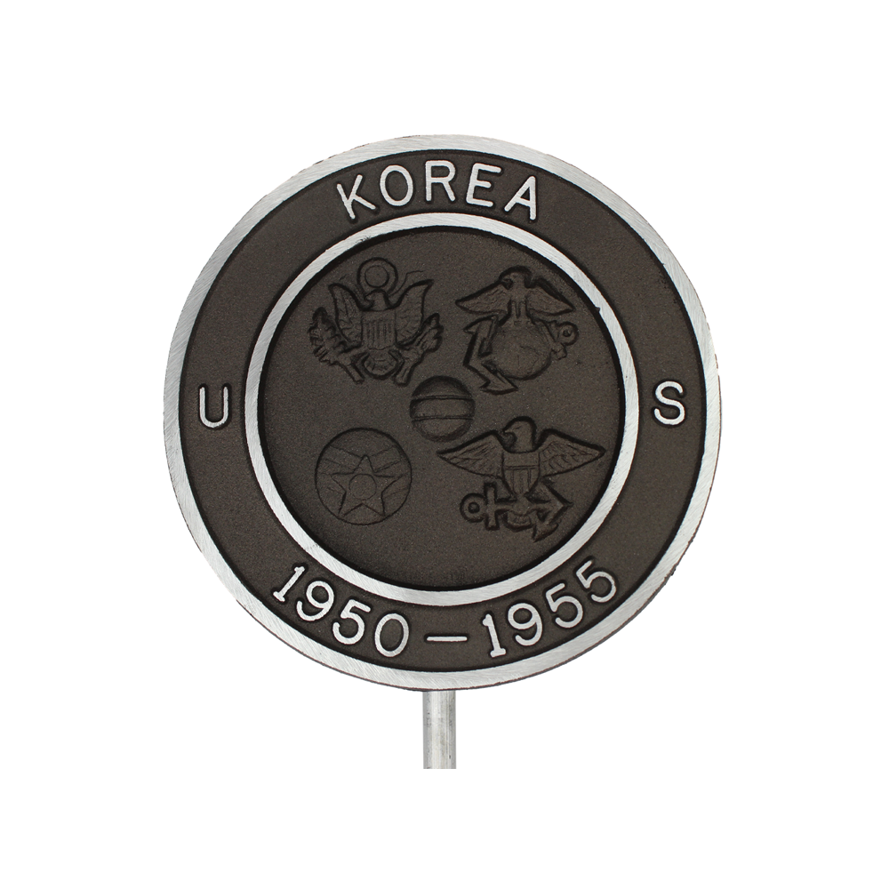 Korean War Memorial Marker Aluminum