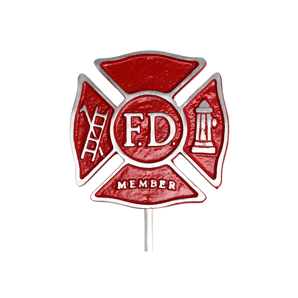 Fire Service Memorial Marker Aluminum