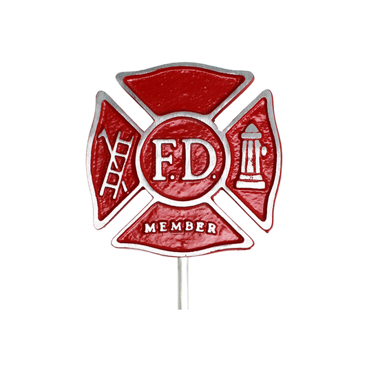 Fire Service Memorial Marker Aluminum