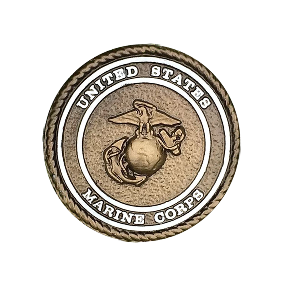 Marine Memorial Marker Aluminum