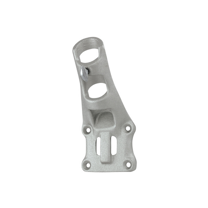 Bracket w/Thumb Screw, 1 in Silver Aluminum EWC