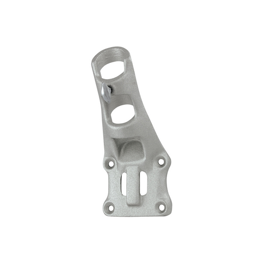 Bracket w/Thumb Screw, 1 in Silver Aluminum EWC