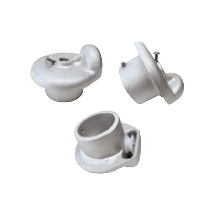 Pulley, Single Truck, 1 1/2 in Cap Style, Stationary, EH, Silver for 1/4 in Halyard