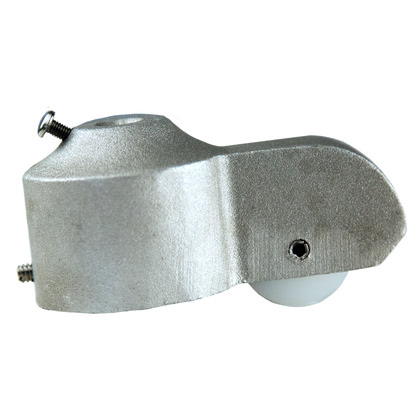 Pulley, Single Truck, Silver, 2 in Cap Style, Stationary, EH for 5/16 in Halyard