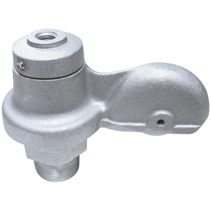 Pulley, Single Truck, Silver, 3 1/2 in Threaded Type, Revolving, EH for 5/16 in Halyard