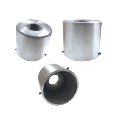 Pole Top Adapter, 3 1/2 in Silver