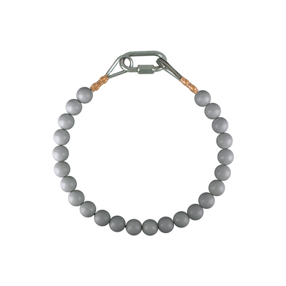Beaded Retainer Ring, Silver