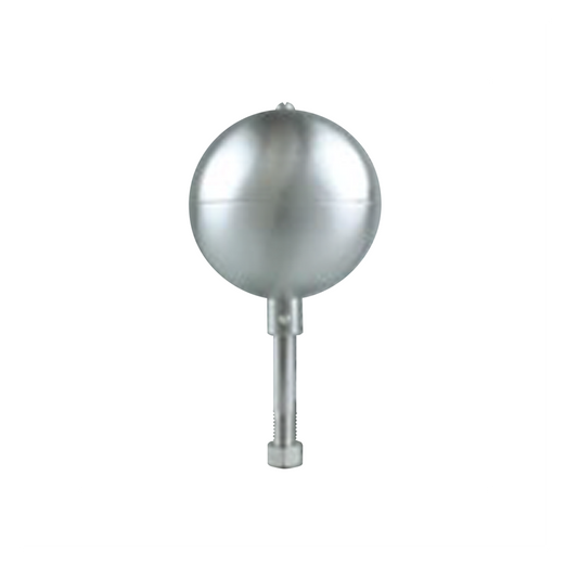 Ball, 5 in Satin Aluminum