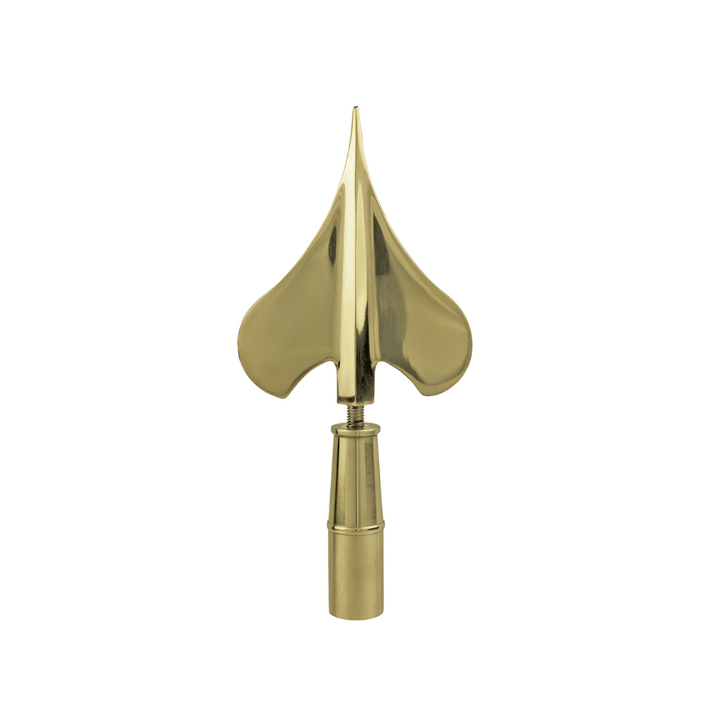 Army Spear, 8 in Gold Metal - Aluminum