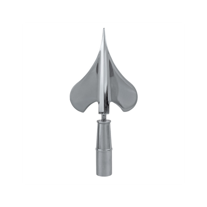 Army Spear, 8 in Silver Metal - Aluminum