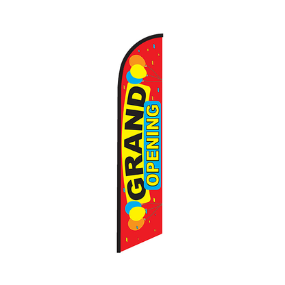 Grand Opening Knit Poly Banner