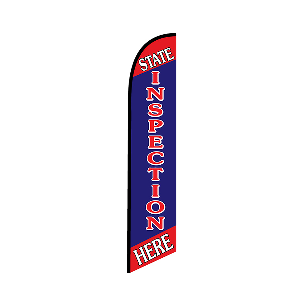 State Inspection Knit Poly Banner
