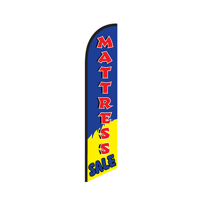 Mattress Knit Poly Banner Blue
