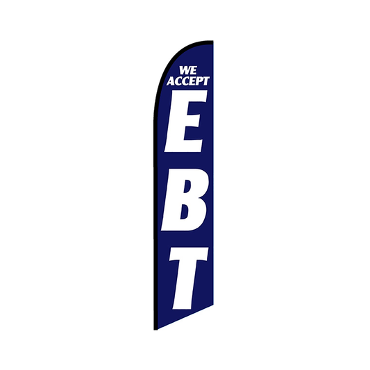 We Accept EBT Knit Poly Banner