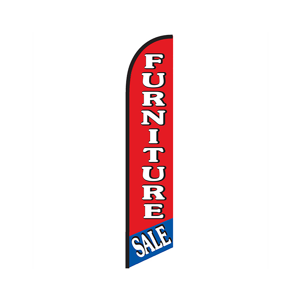 Furniture Knit Poly Banner Red