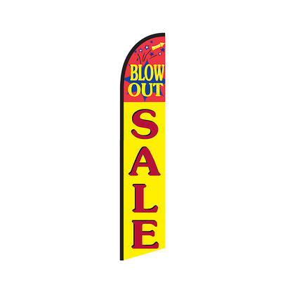 Blow Out Sale Knit Poly Banner