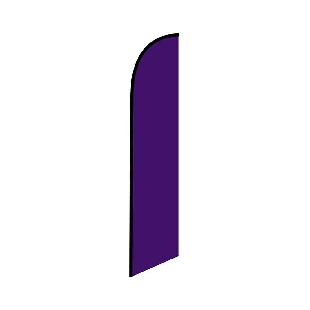 Purple Knit Poly Banner