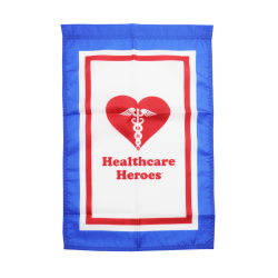 Healthcare Heroes 12 in X 18 in Nylon Garden Flag