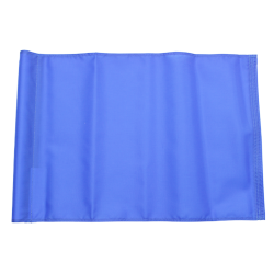 Golf Flags, Plain Royal Blue, 14 in X 20 in, Tubed Set of 9